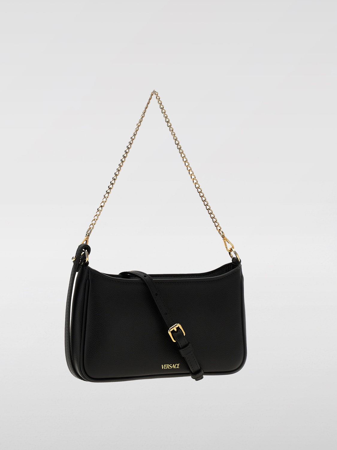 VERSACE ミニバッグ: ショルダーバッグ レディース Versace, ブラック - Img 2