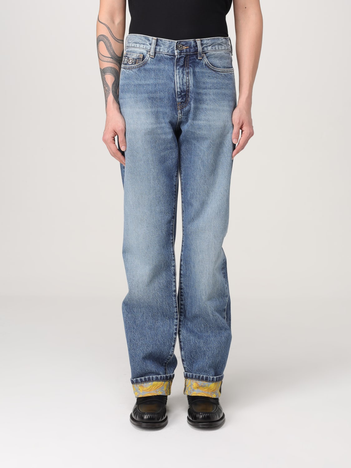 VERSACE JEANS: Jeans homme Versace, Bleu - Img 1