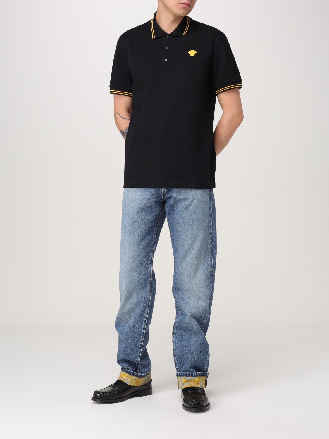 VERSACE JEANS: Jeans homme Versace, Bleu - Img 2