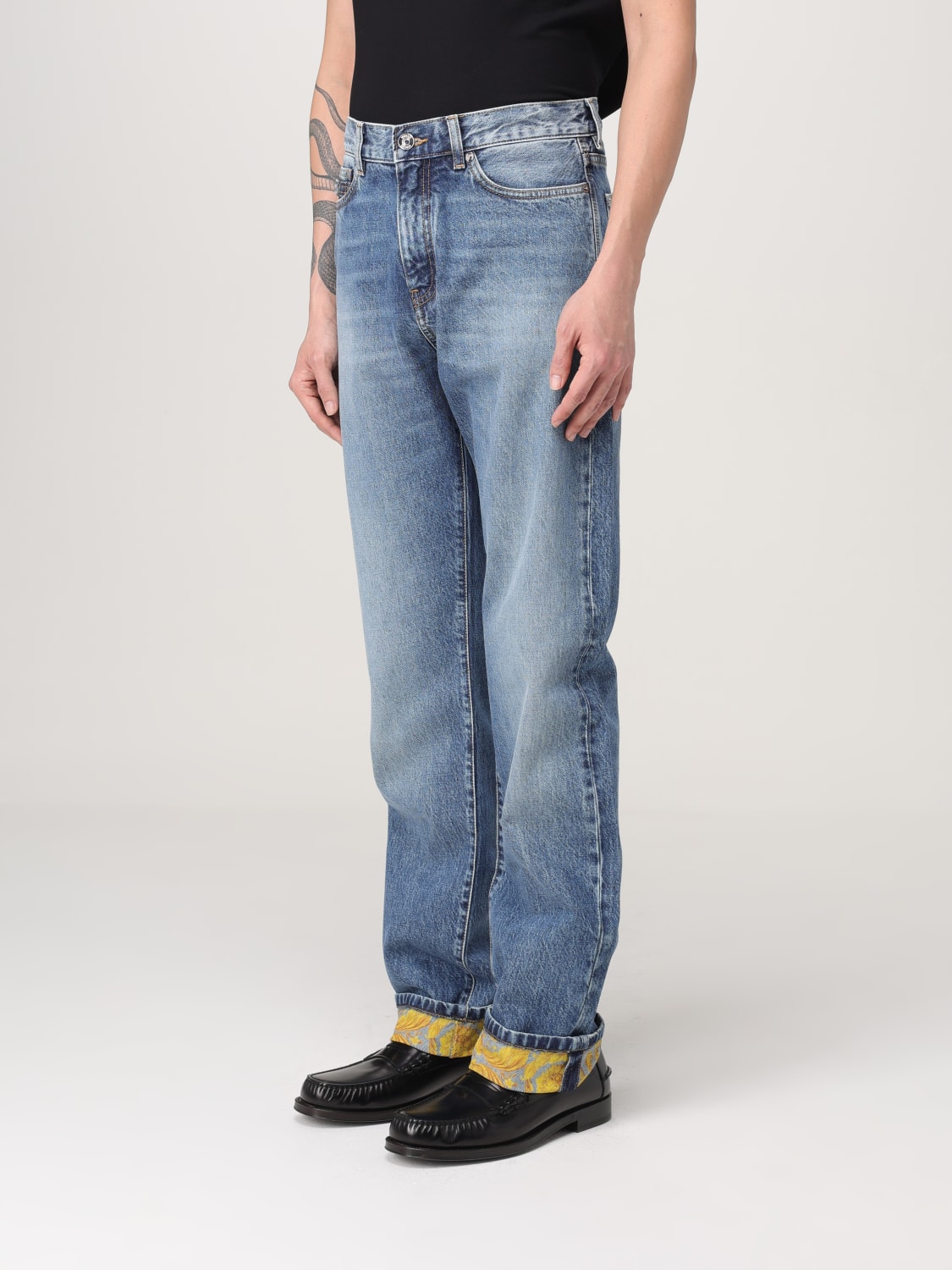 VERSACE JEANS: Jeans homme Versace, Bleu - Img 4