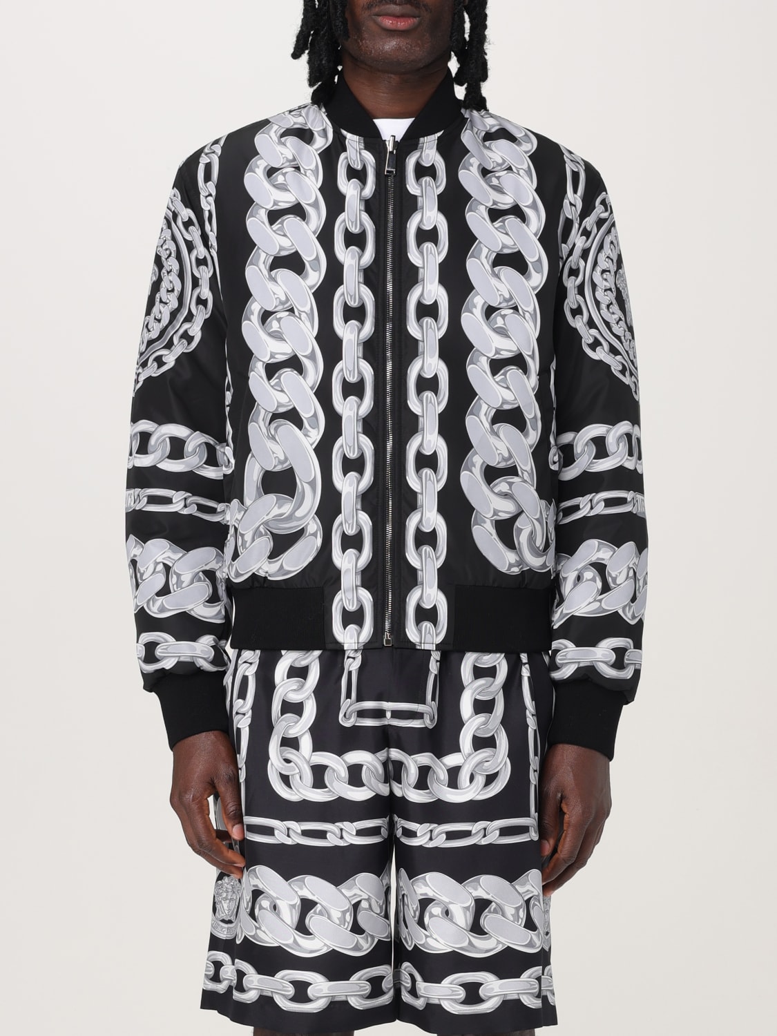 VERSACE JACKET: Jacket men Versace, Black - Img 1