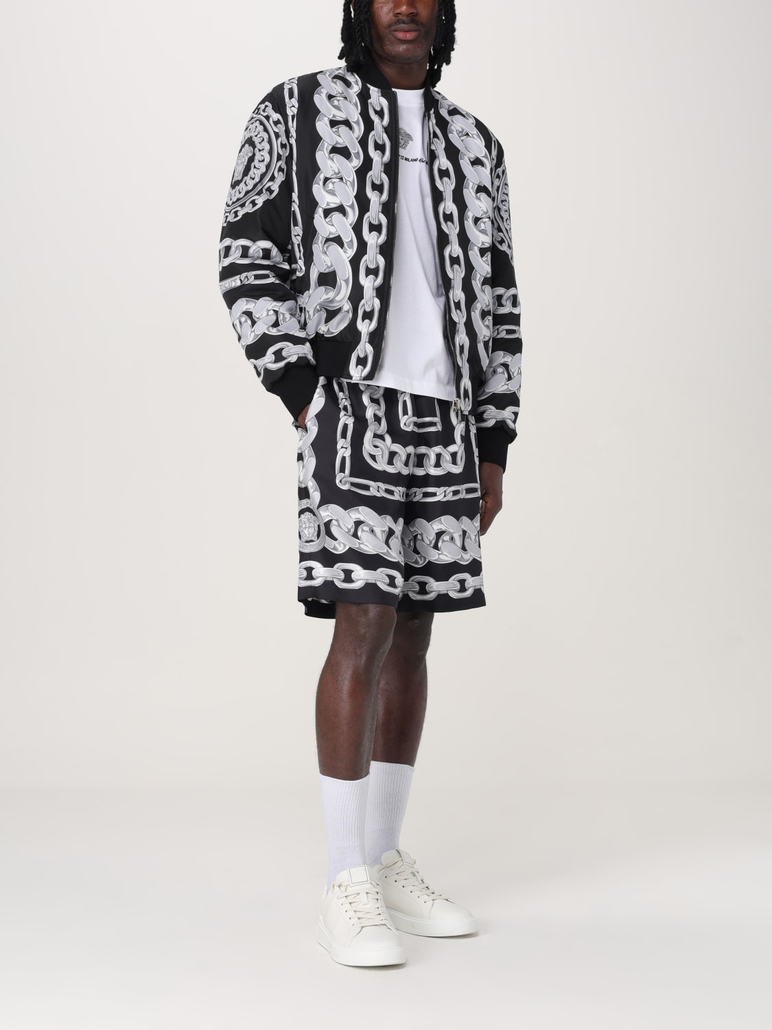 VERSACE JACKET: Jacket men Versace, Black - Img 2