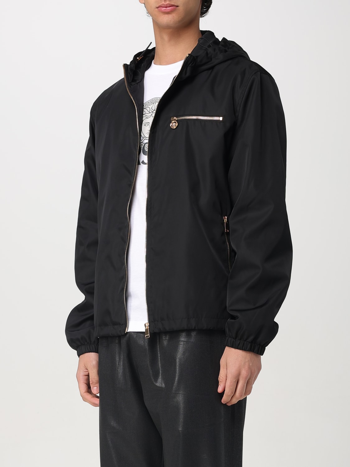 VERSACE JACKET: Jacket men Versace, Black - Img 4