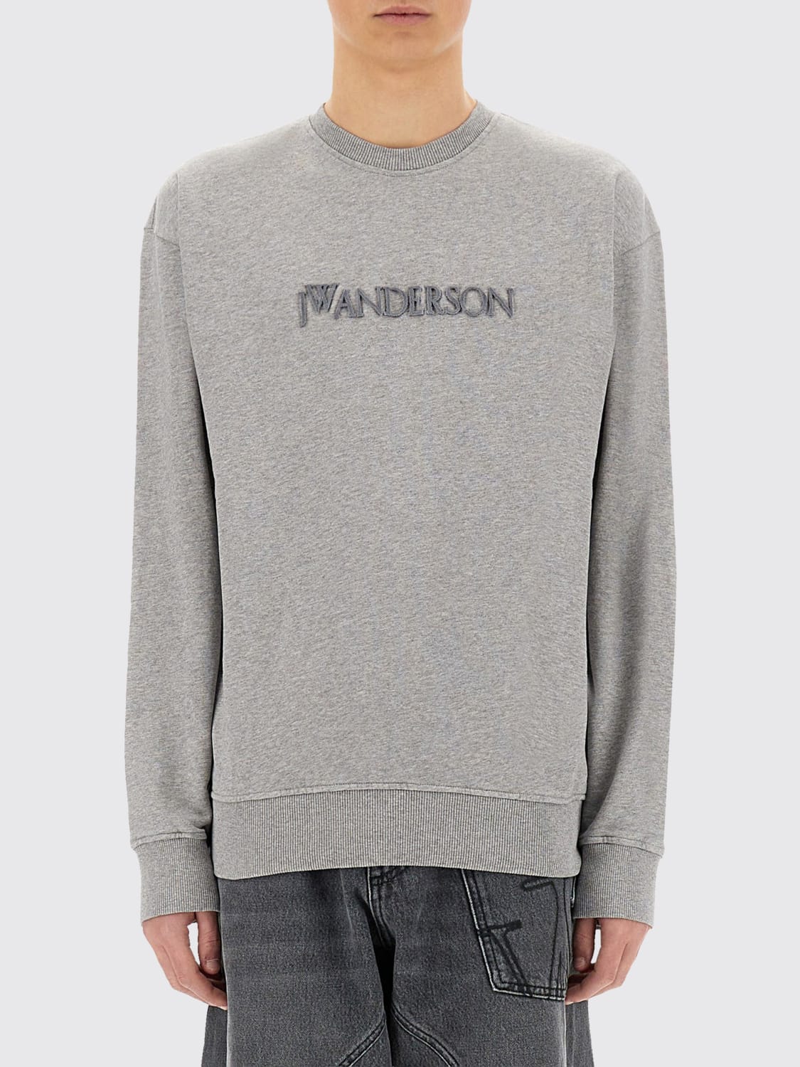 JW ANDERSON SWEATSHIRT: Sweater men Jw Anderson, Grey - Img 1
