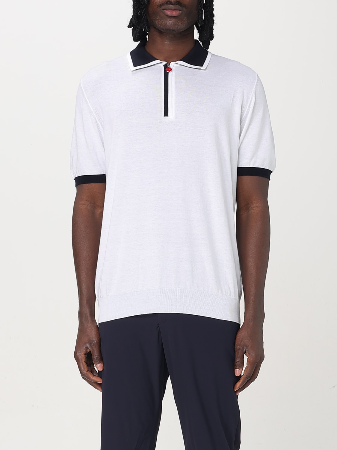 KITON POLO SHIRT: T-shirt men Kiton, White - Img 1