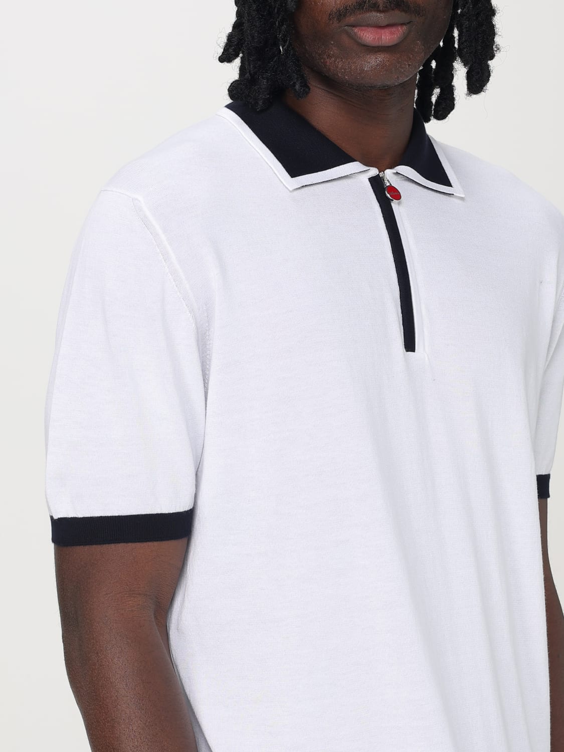 KITON POLO SHIRT: T-shirt men Kiton, White - Img 4