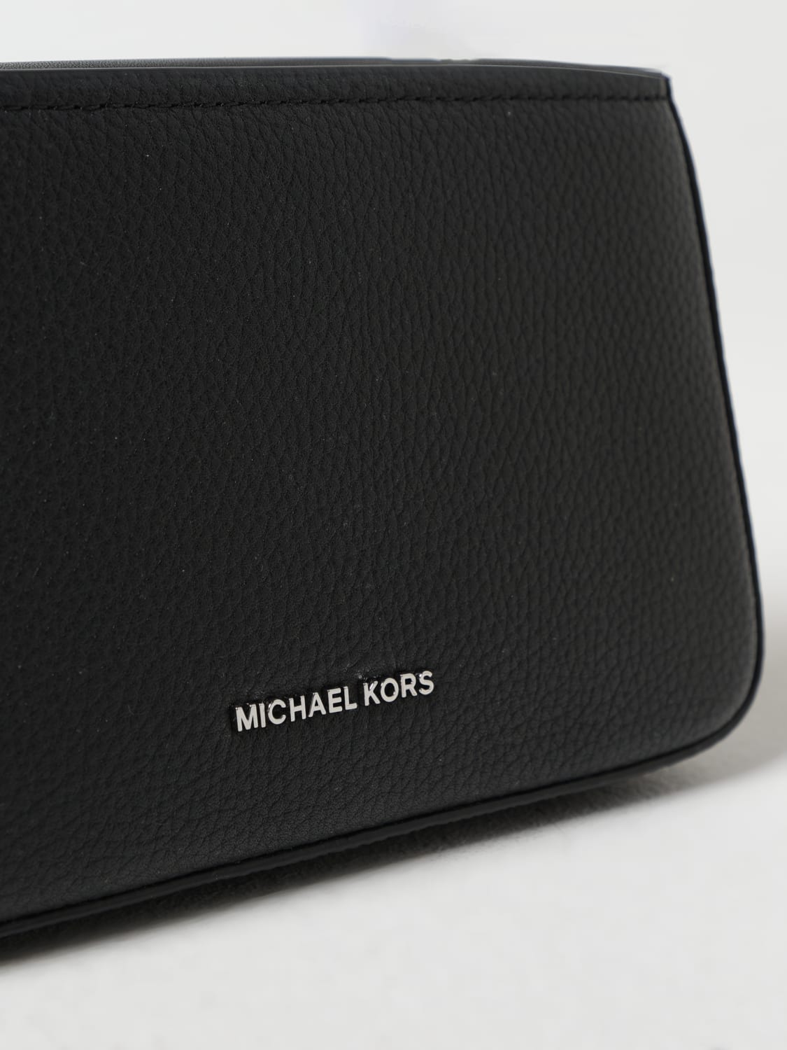 MICHAEL KORS BORSA MINI: Borsa Bryant Michael Kors in pelle a grana , Nero - Img 3