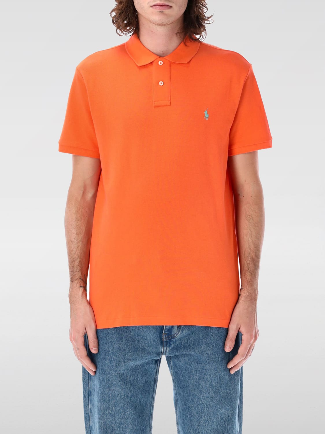 POLO RALPH LAUREN POLO SHIRT: T-shirt men Polo Ralph Lauren, Blue - Img 1