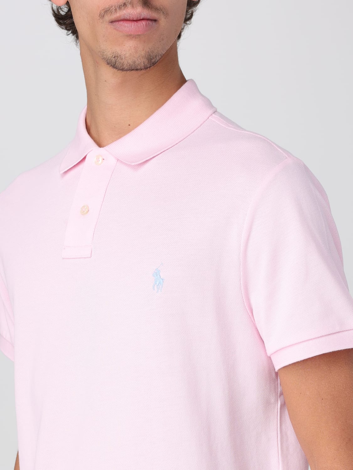 POLO RALPH LAUREN POLO SHIRT: T-shirt men Polo Ralph Lauren, Pink - Img 3