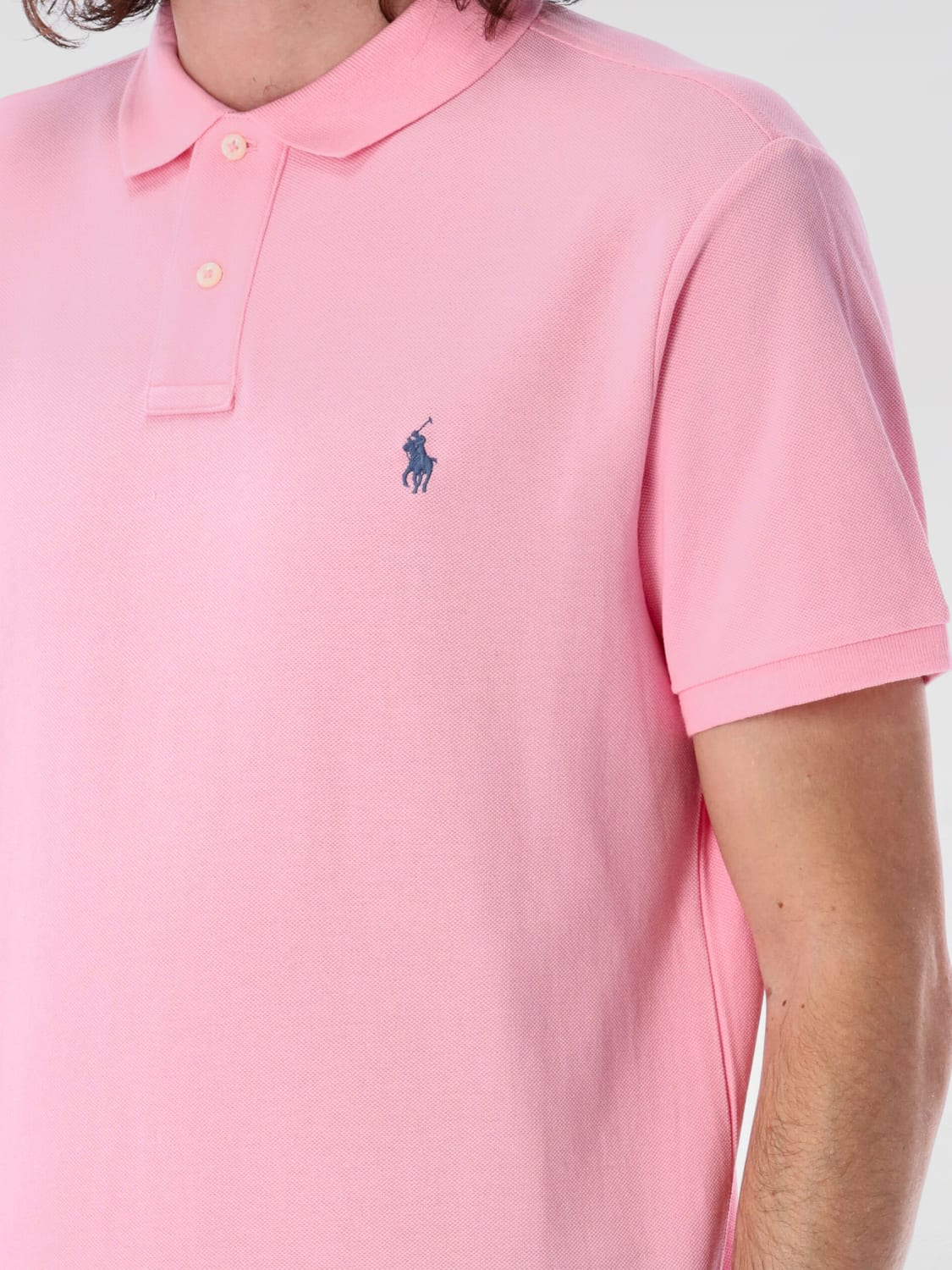 POLO RALPH LAUREN POLO SHIRT: T-shirt men Polo Ralph Lauren, Salmon - Img 3