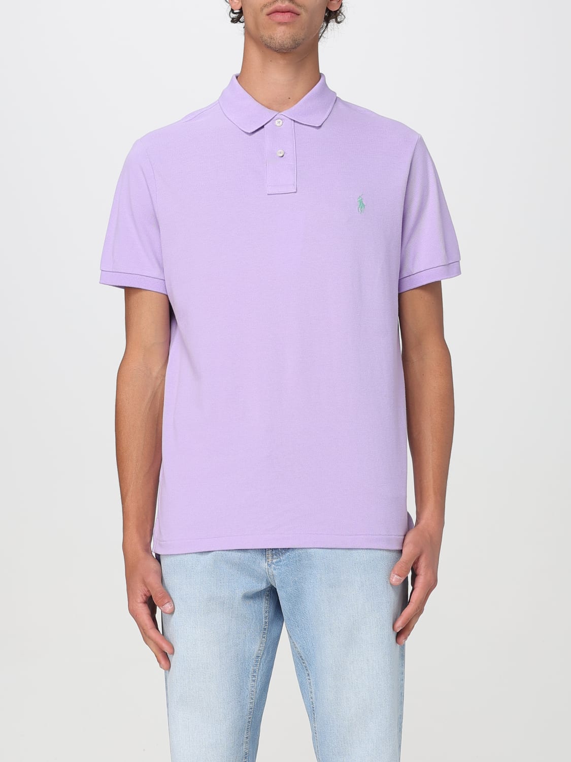 POLO RALPH LAUREN POLO SHIRT: T-shirt men Polo Ralph Lauren, Violet - Img 1