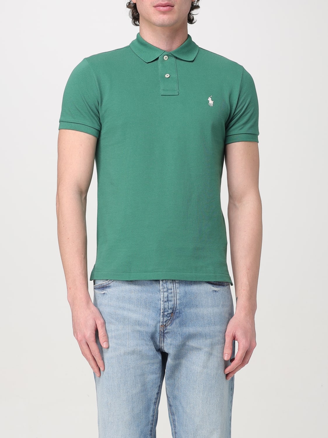 POLO RALPH LAUREN POLO SHIRT: T-shirt men Polo Ralph Lauren, Grass Green - Img 1