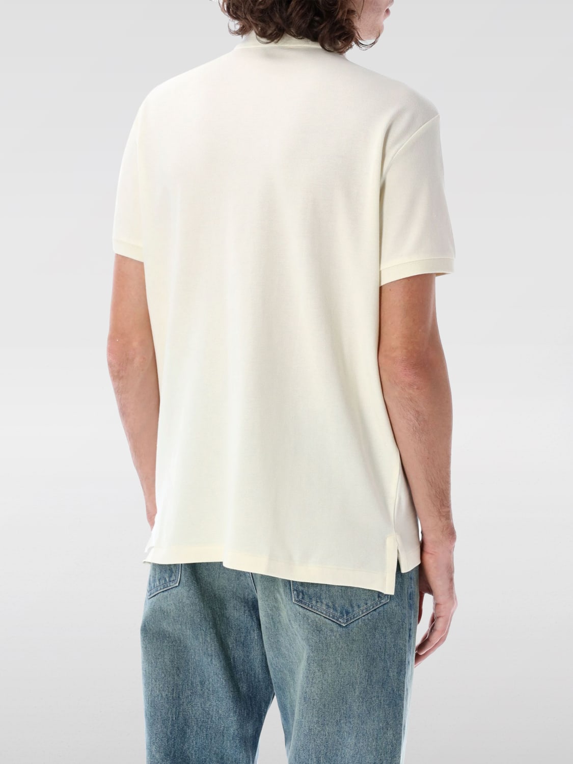 POLO RALPH LAUREN POLO SHIRT: T-shirt men Polo Ralph Lauren, Yellow Cream - Img 2