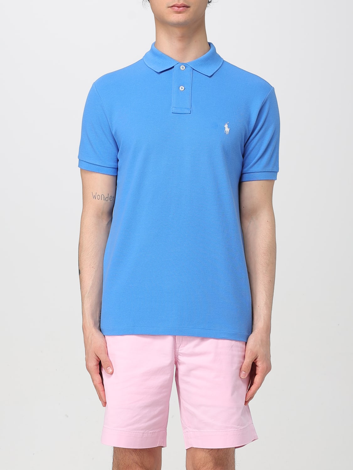 POLO RALPH LAUREN POLO SHIRT: T-shirt men Polo Ralph Lauren, Blue 3 - Img 1