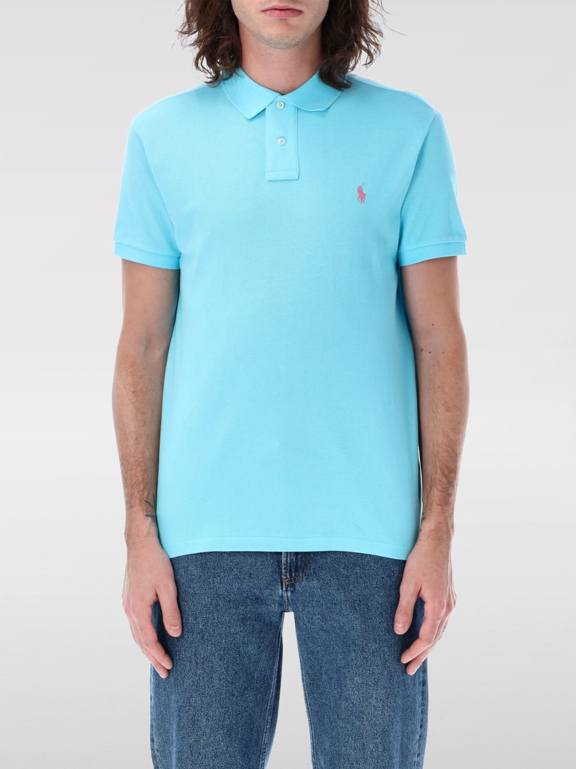 POLO RALPH LAUREN: T-shirt men - Turquoise | Polo Ralph