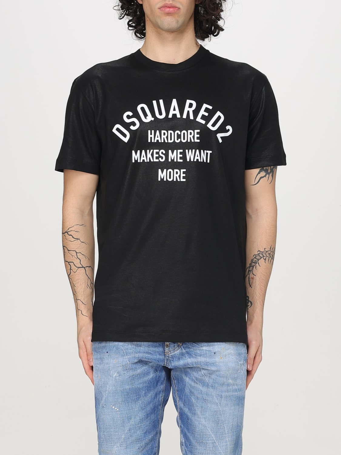 Tシャツ・カットソー DSQUARED2 Men T-shirt Black S71GD1545D20035 900 DSQUARED2: T-shirt men - Black | Dsquared2 t-shirt