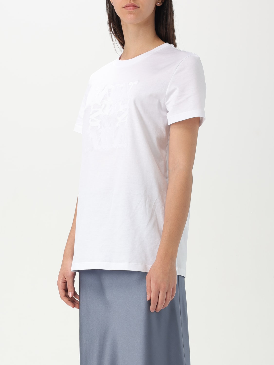 MAX MARA T-SHIRT: Max Mara women's t-shirt, White - Img 3