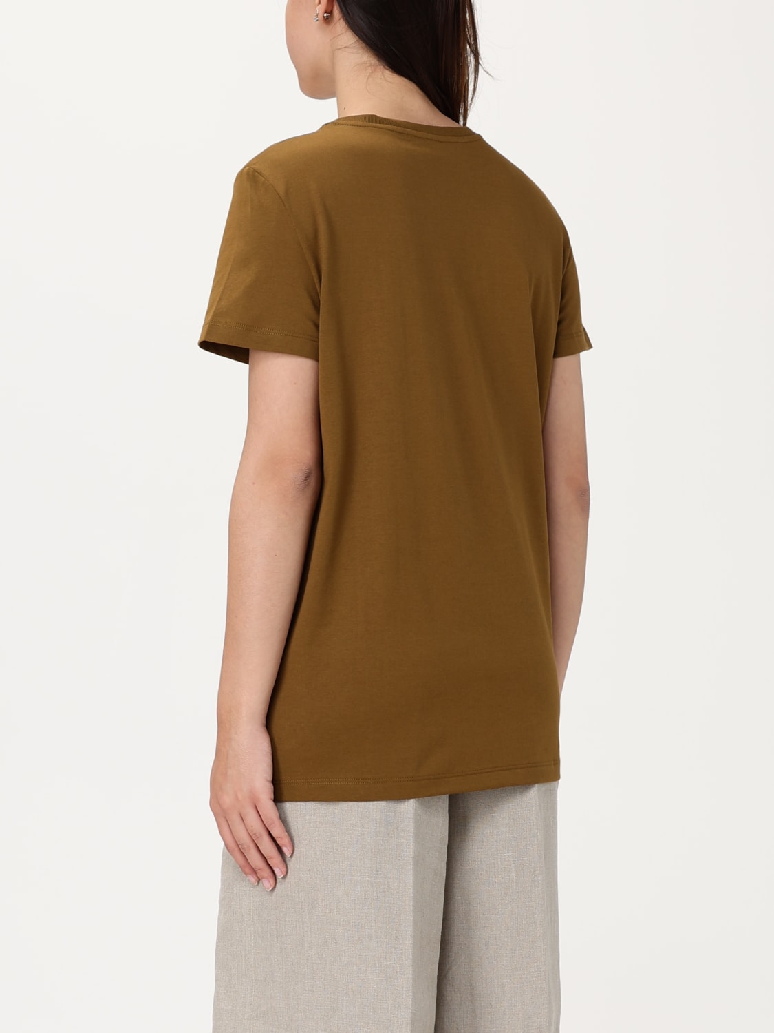 MAX MARA T-SHIRT: Top femme Max Mara, Vert - Img 3