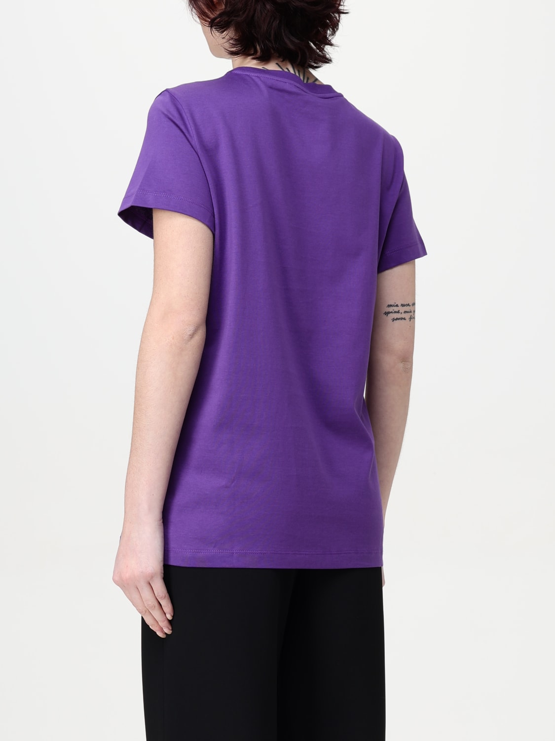 MAX MARA T-SHIRT: Top femme Max Mara, Violet - Img 3