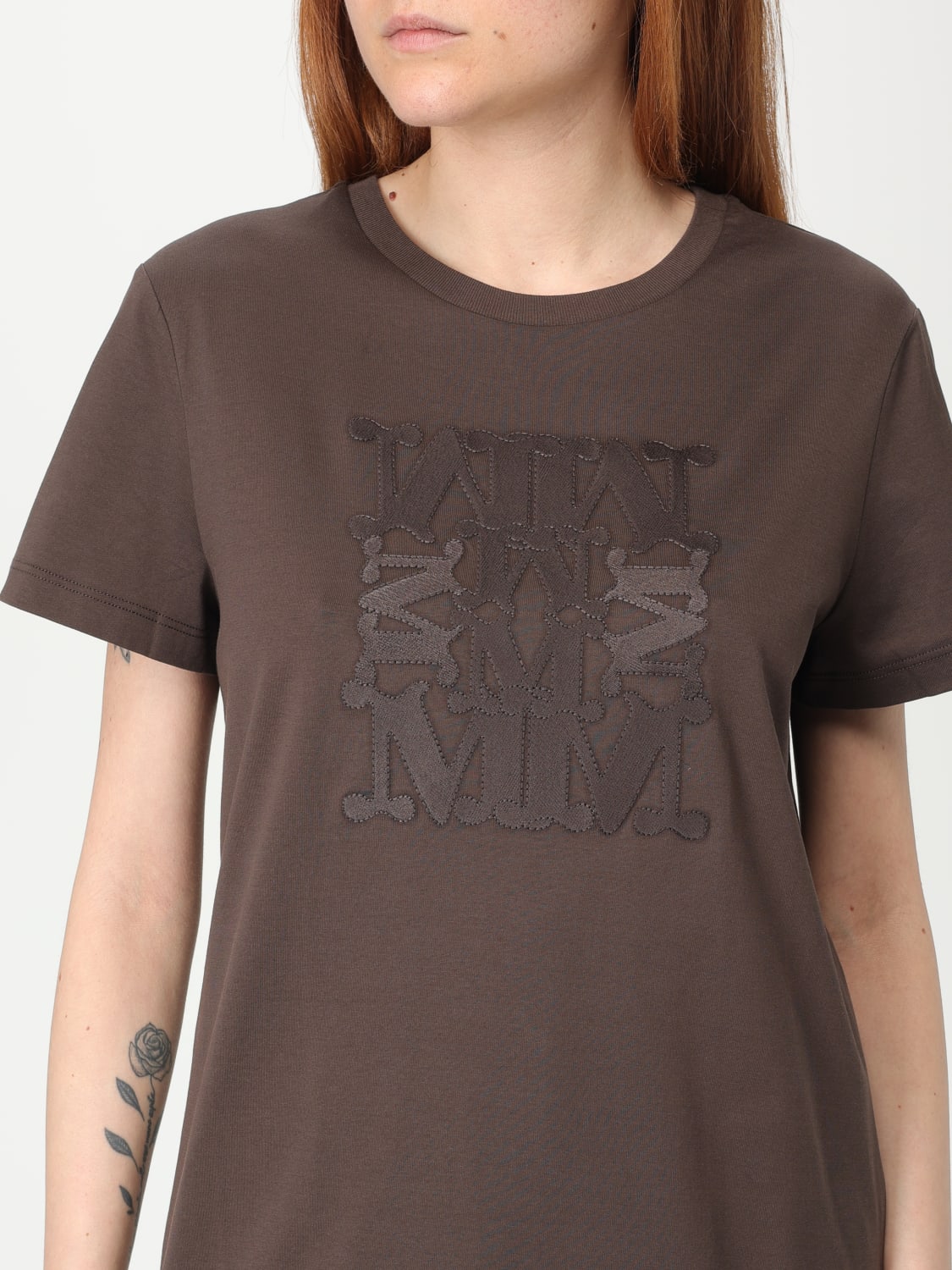 Tシャツ・カットソー MAX MARA Woman T-Shirt Burnt 2511941042600 010 MAX MARA: women's t-shirt - Burnt | Max Mara t-shirt