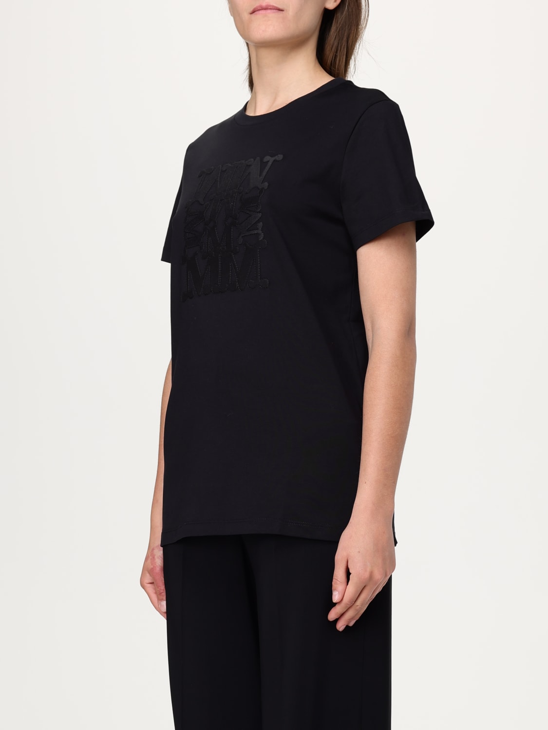 MAX MARA T-SHIRT: Top femme Max Mara, Noir 1 - Img 4
