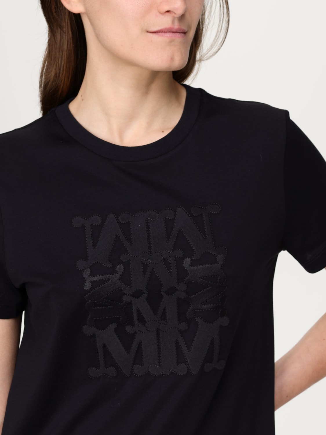MAX MARA T-SHIRT: Top femme Max Mara, Noir 1 - Img 5