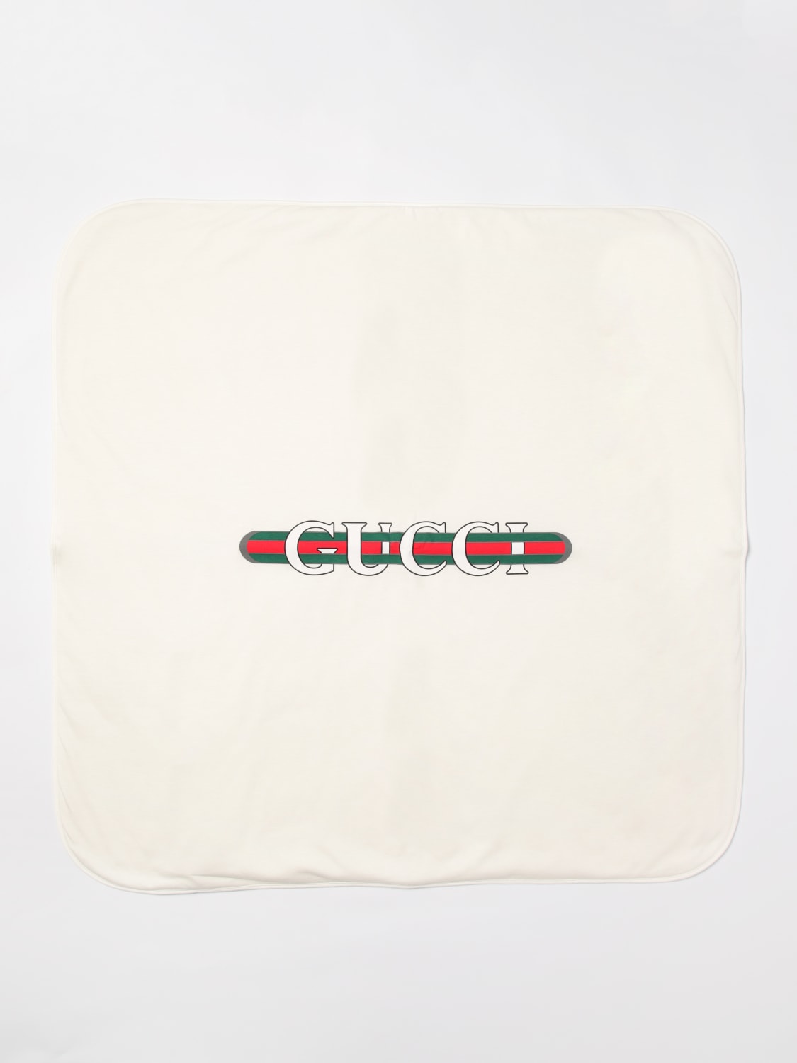 GUCCI BLANKET: Blanket kids Gucci, White - Img 2