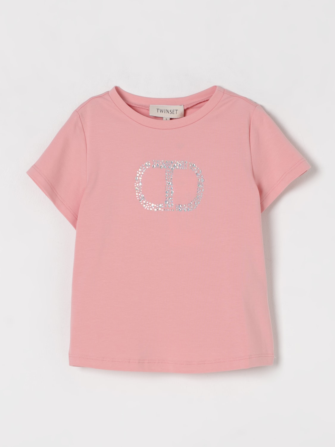 TWINSET CAMISETA: Camisetas niños Twinset, Rosa - Img 1