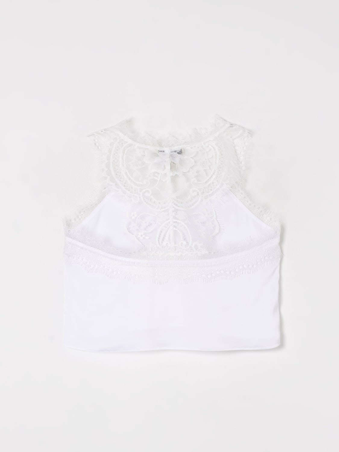 TWINSET TOP: Top kids Twinset, White - Img 2