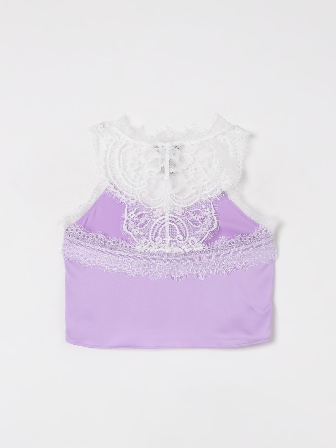 TWINSET TOP: Top kids Twinset, Violet - Img 2