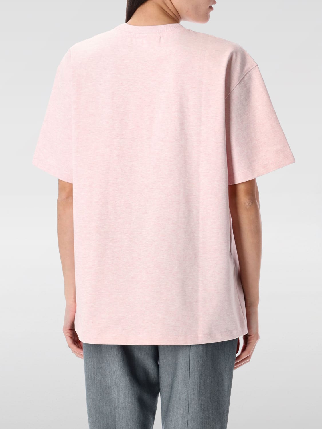 Tシャツ・カットソー GANNI Woman T-Shirt Pink T40903683 868 GANNI: T-shirt woman - Pink | Ganni t-shirt T40903683 online