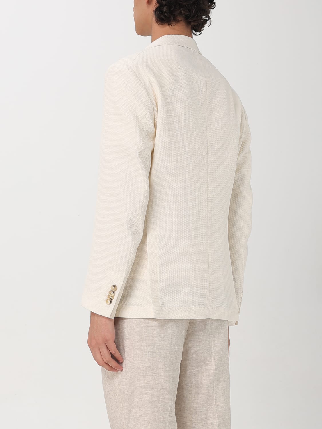 MANUEL RITZ JACKET: Blazer men Manuel Ritz, White - Img 2