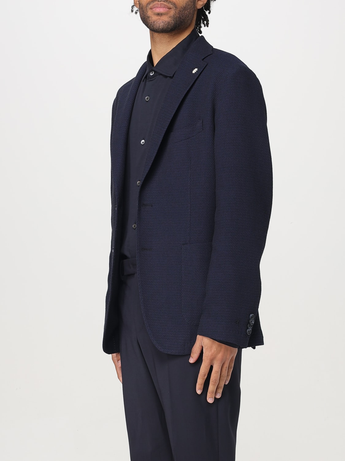 MANUEL RITZ JACKET: Blazer men Manuel Ritz, Blue - Img 3