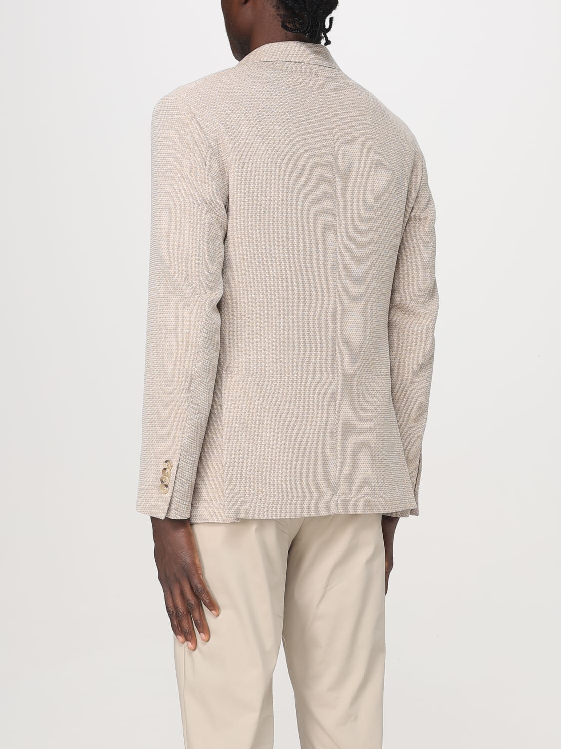 MANUEL RITZ JACKET: Blazer men Manuel Ritz, Beige - Img 2