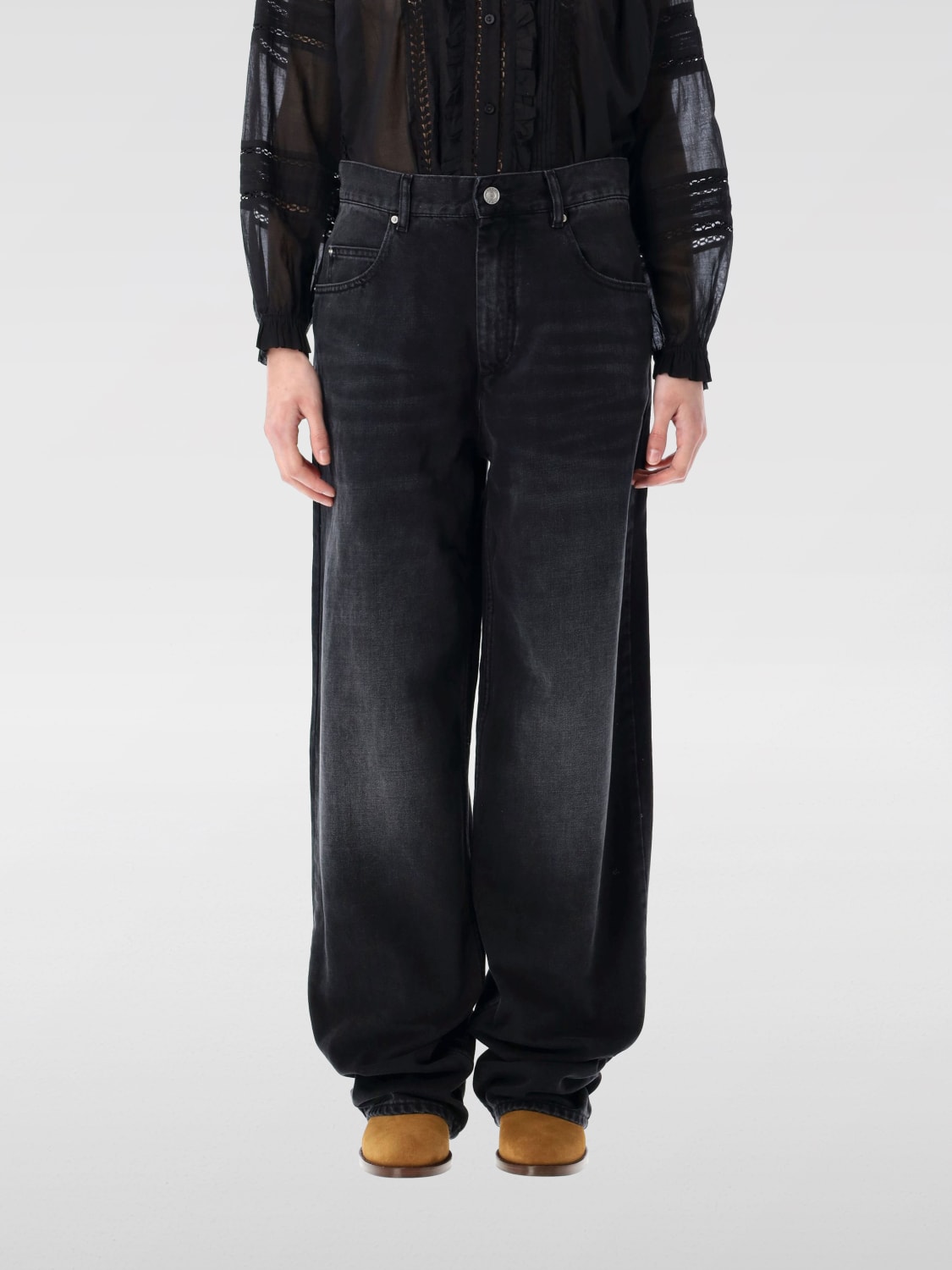ISABEL MARANT ETOILE：ジーンズ レディース - ブラック