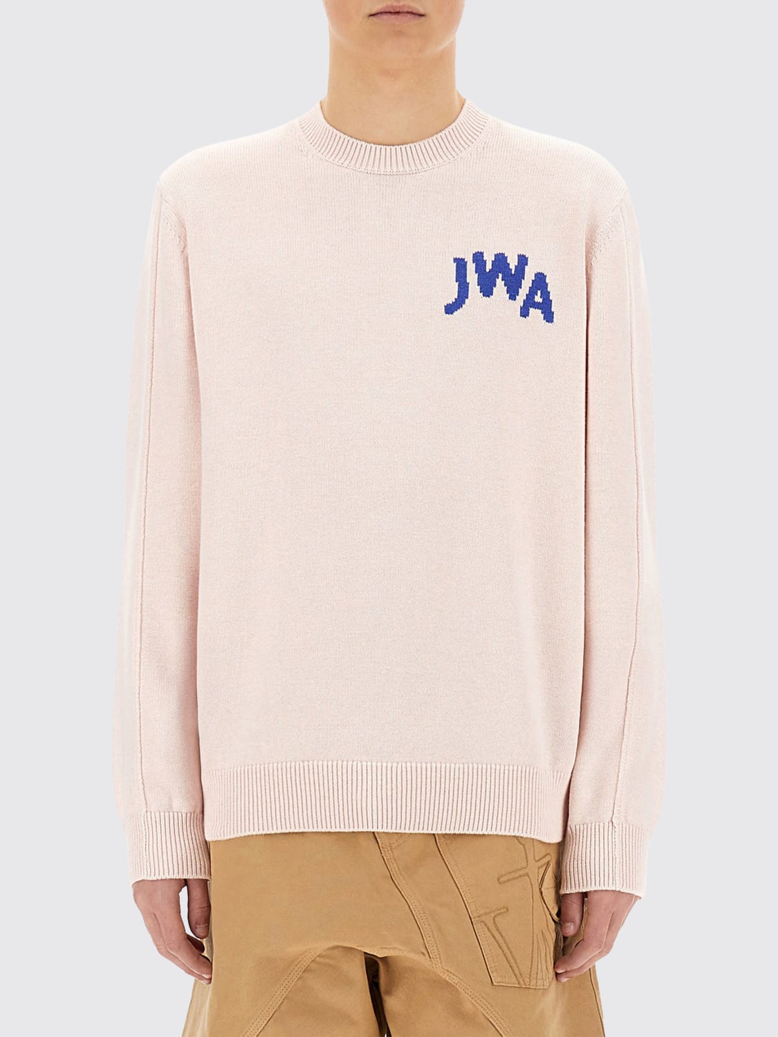 JW ANDERSON 毛衣: 毛衣 男士 Jw Anderson, 粉色 - Img 1