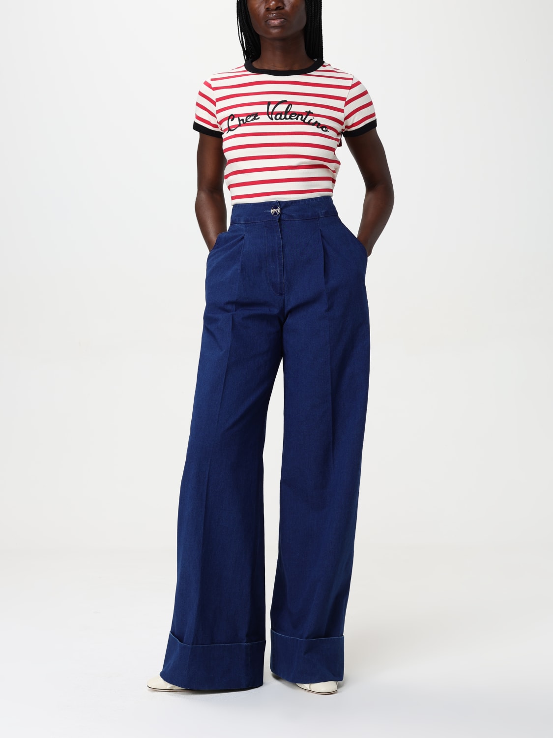 Tシャツ・カットソー VALENTINO Woman T-Shirt Multicolor 6B3MG24P961 AS0 VALENTINO: T-shirt woman - Multicolor | Valentino t-shirt