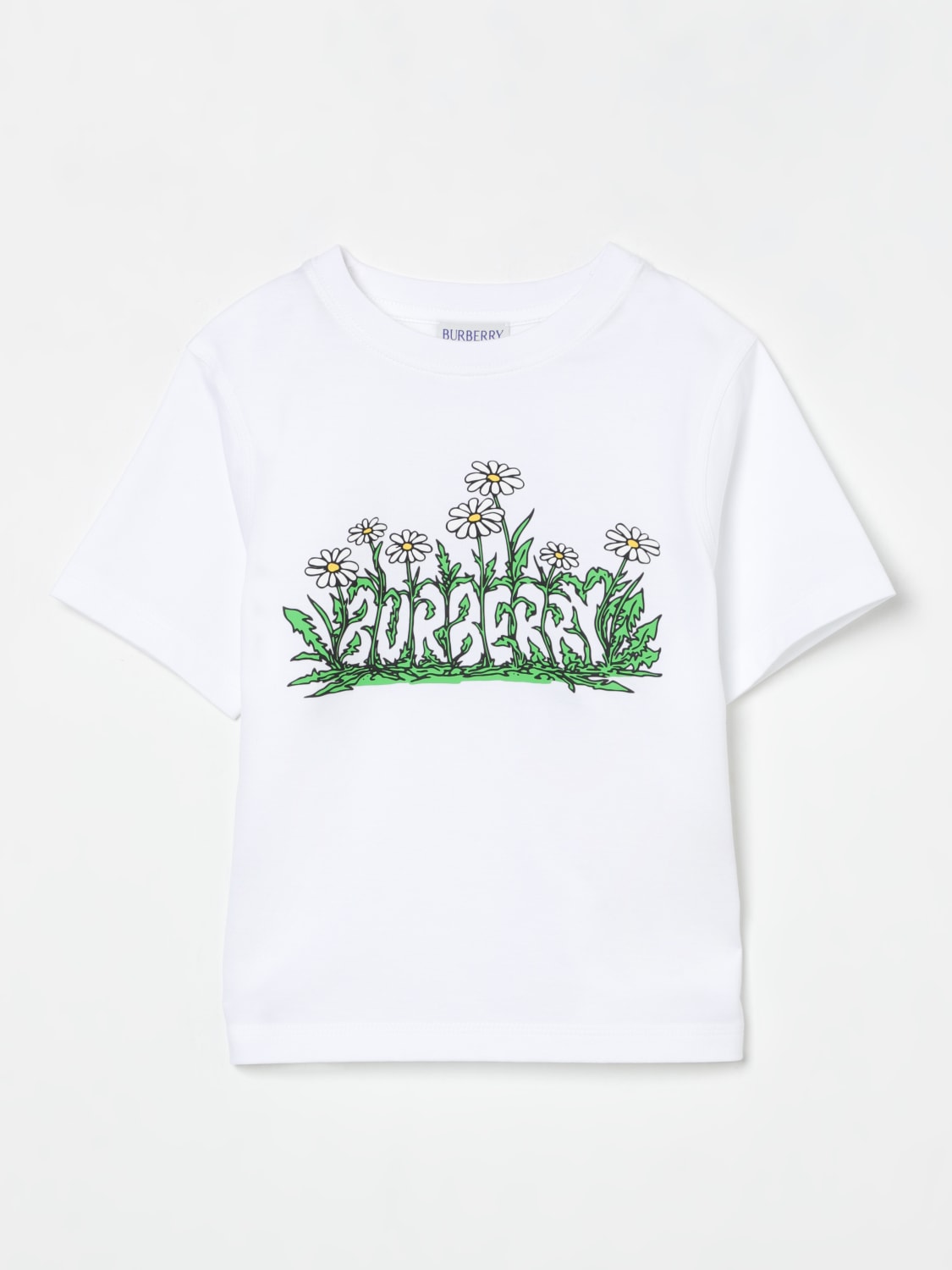 Tシャツ・カットソー BURBERRY Printed T-shirt Burberry Blue Printed T-Shirt Burberry