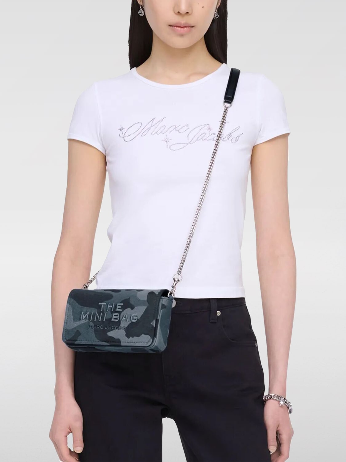 MARC JACOBS MINI BAG: Shoulder bag woman Marc Jacobs, Military - Img 2