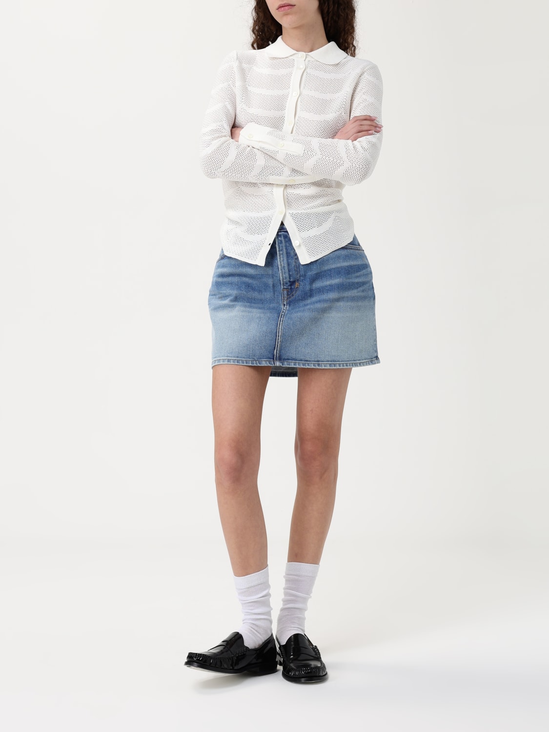 TOM FORD CHEMISE: Jupe femme Tom Ford, Blanc - Img 2