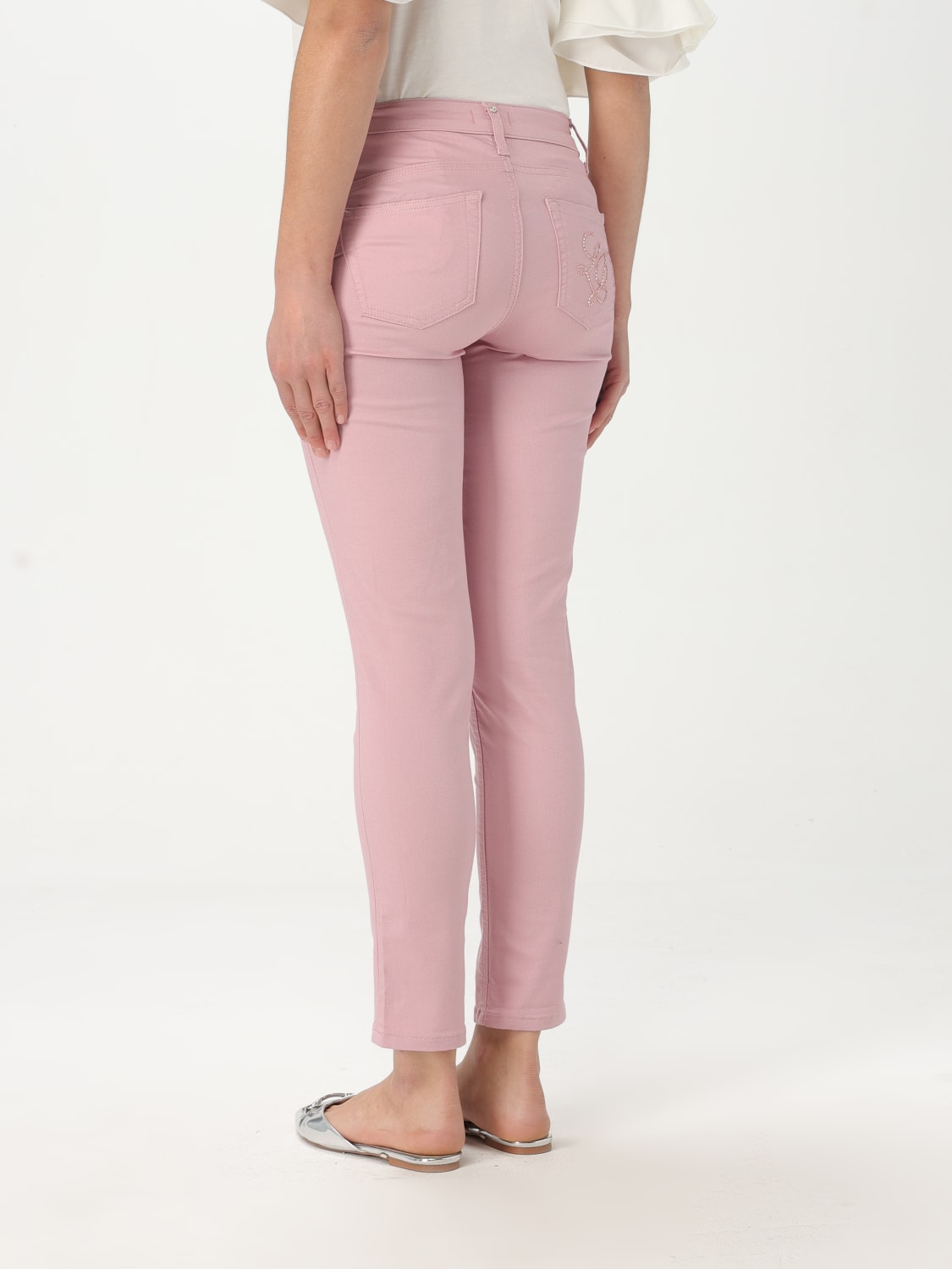 LIU JO: Pants woman - Pink | Liu Jo jeans WA5417T7144 online