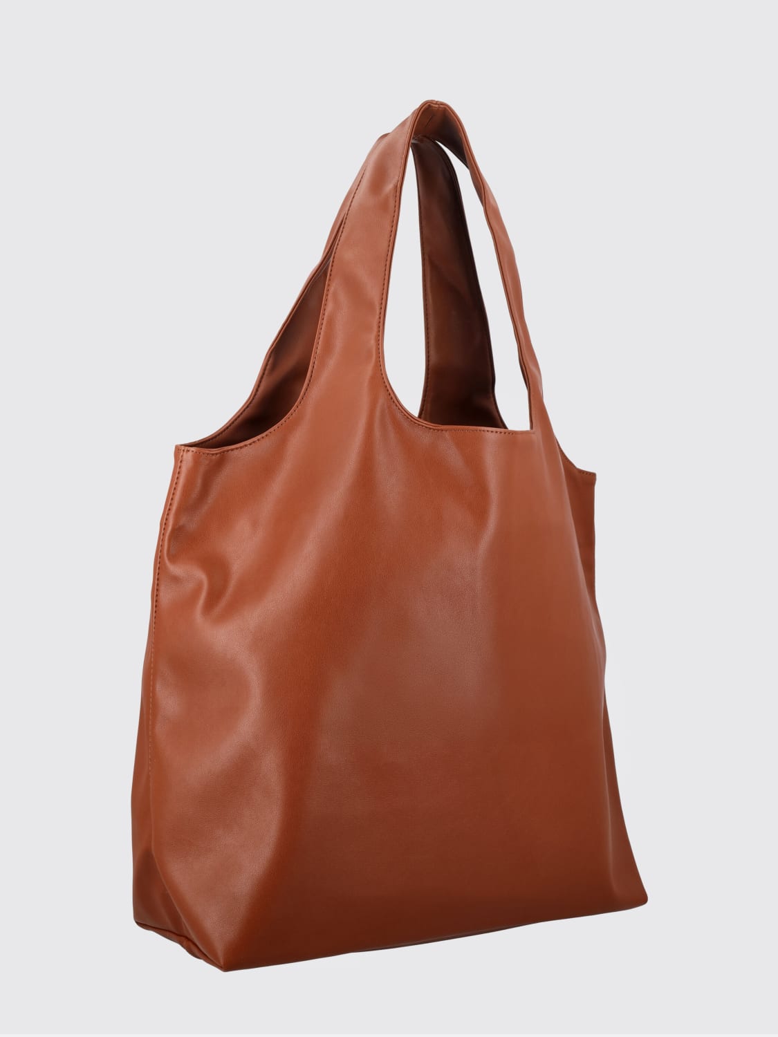A.P.C. BORSA A TRACOLLA: Borsa a spalla Ninon con logo A.P.C. in pelle sintetica, Nocciola - Img 2