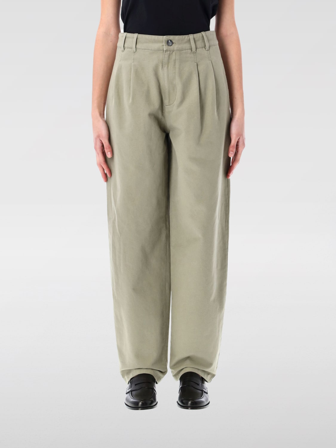 A.P.C. PANTALONI: Pantalone A.P.C. in cotone , Grigio - Img 1