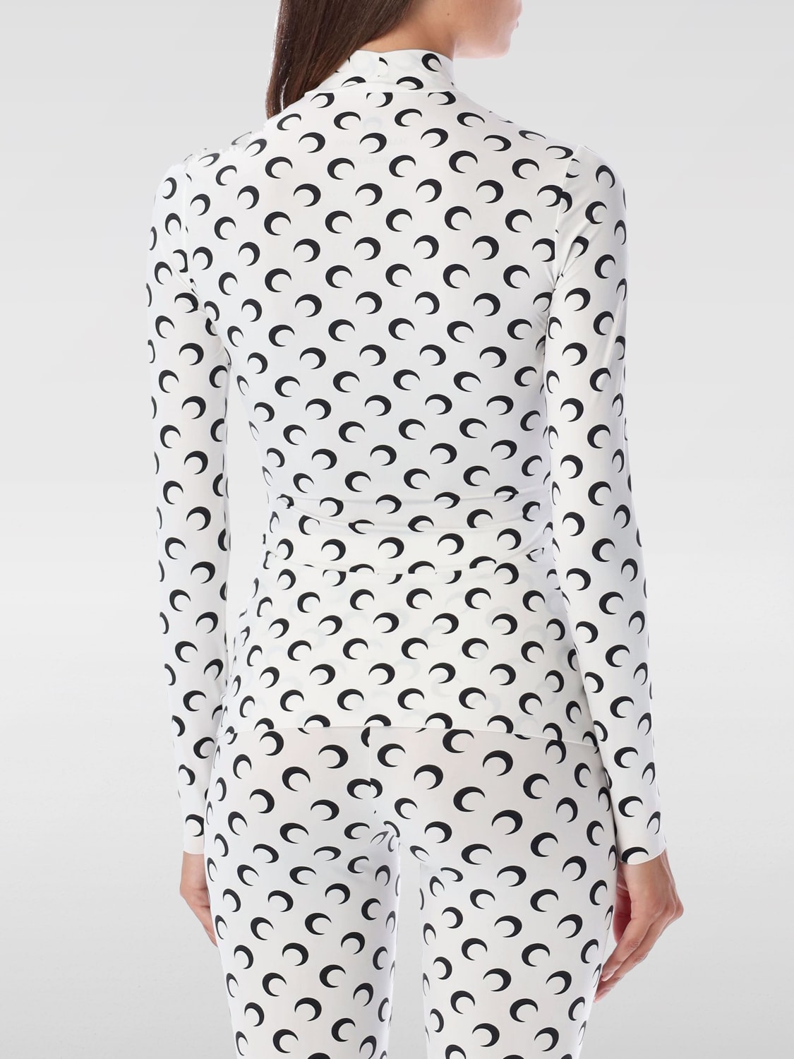 MARINE SERRE 上衣: 上衣 女士 Marine Serre, 白色 - Img 2