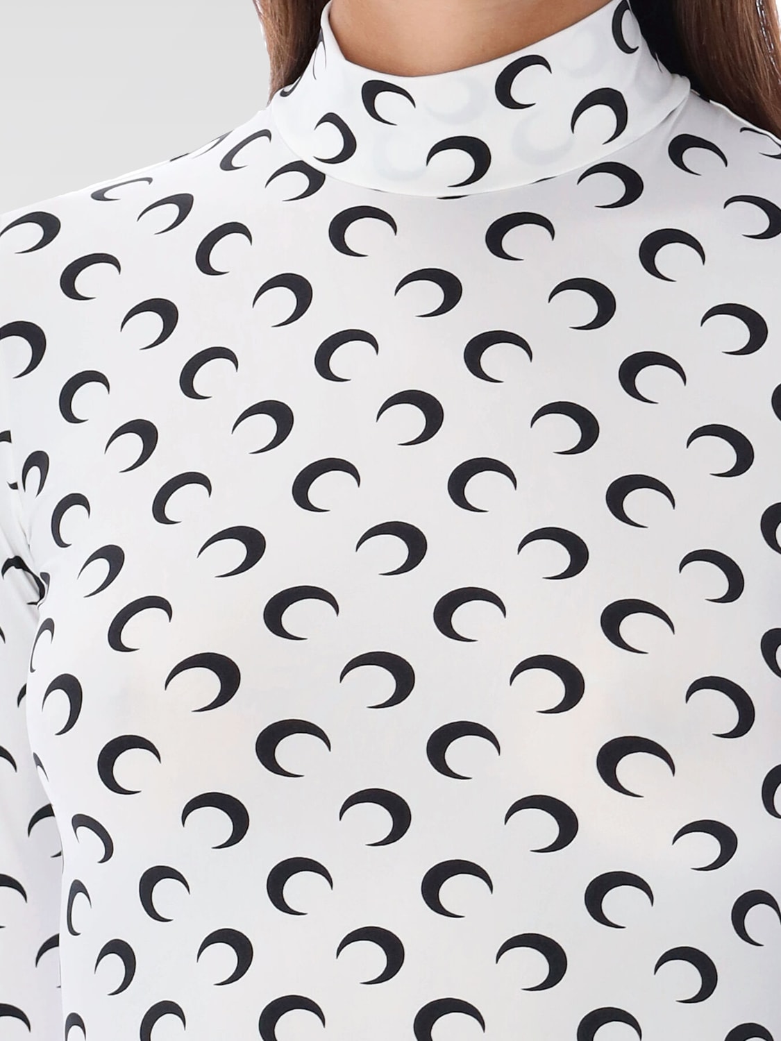 MARINE SERRE 上衣: 上衣 女士 Marine Serre, 白色 - Img 3