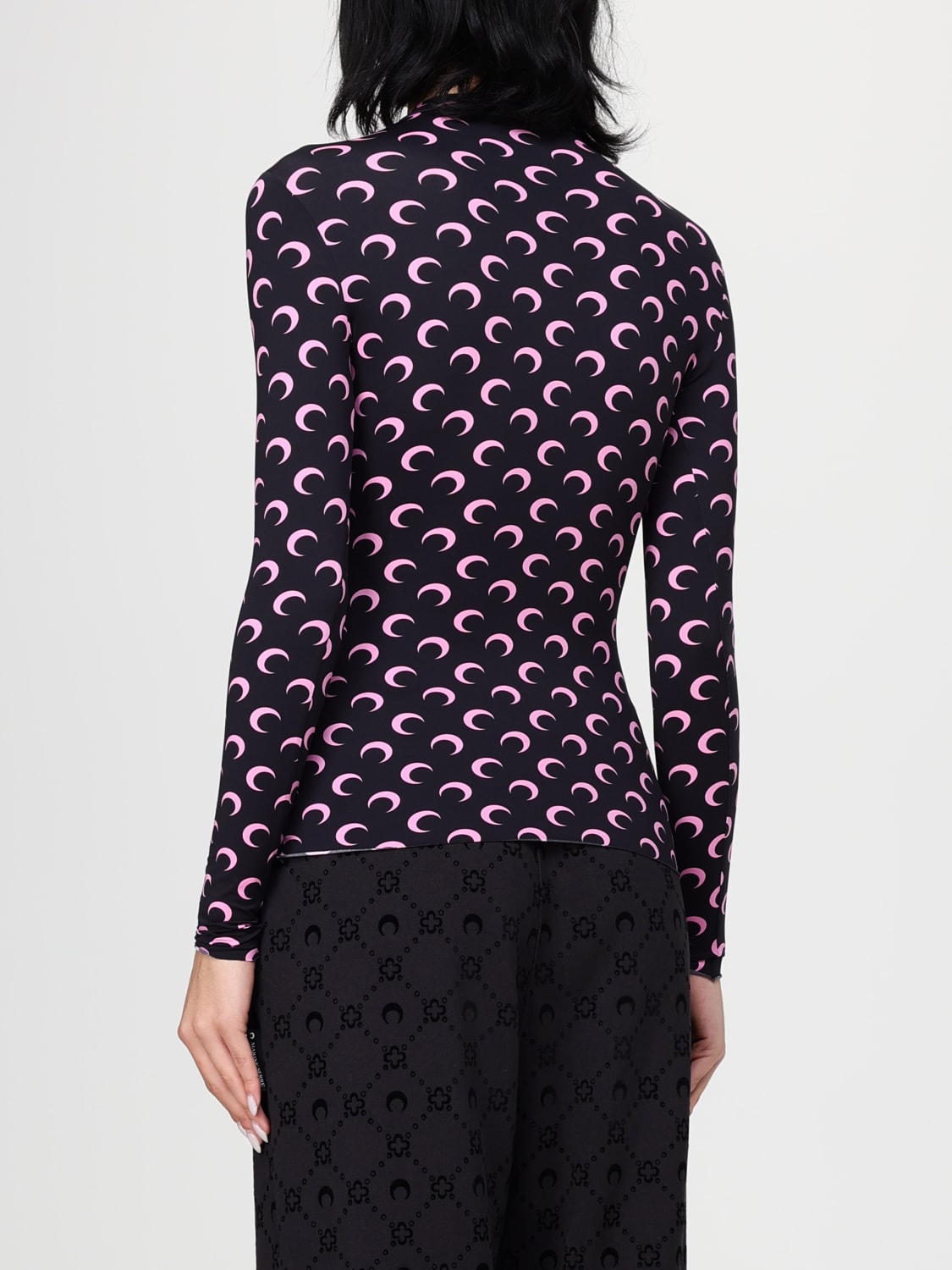 MARINE SERRE TOP: Top damen Marine Serre, Schwarz 1 - Img 3