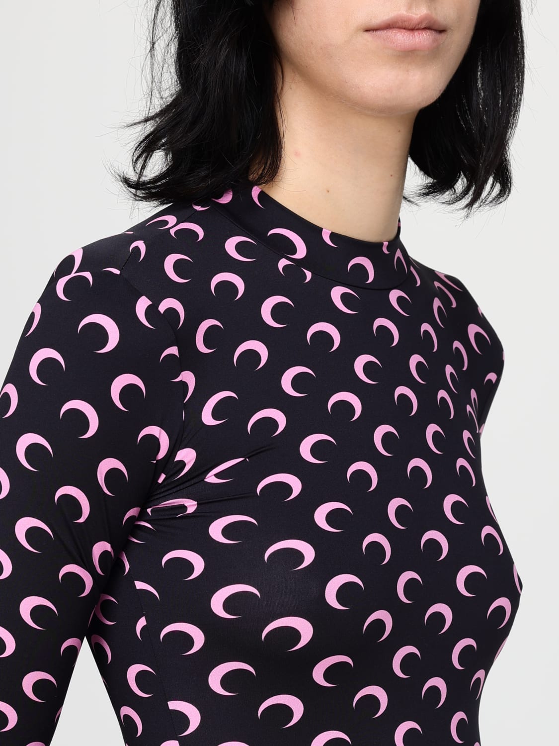 MARINE SERRE TOP: Top damen Marine Serre, Schwarz 1 - Img 4