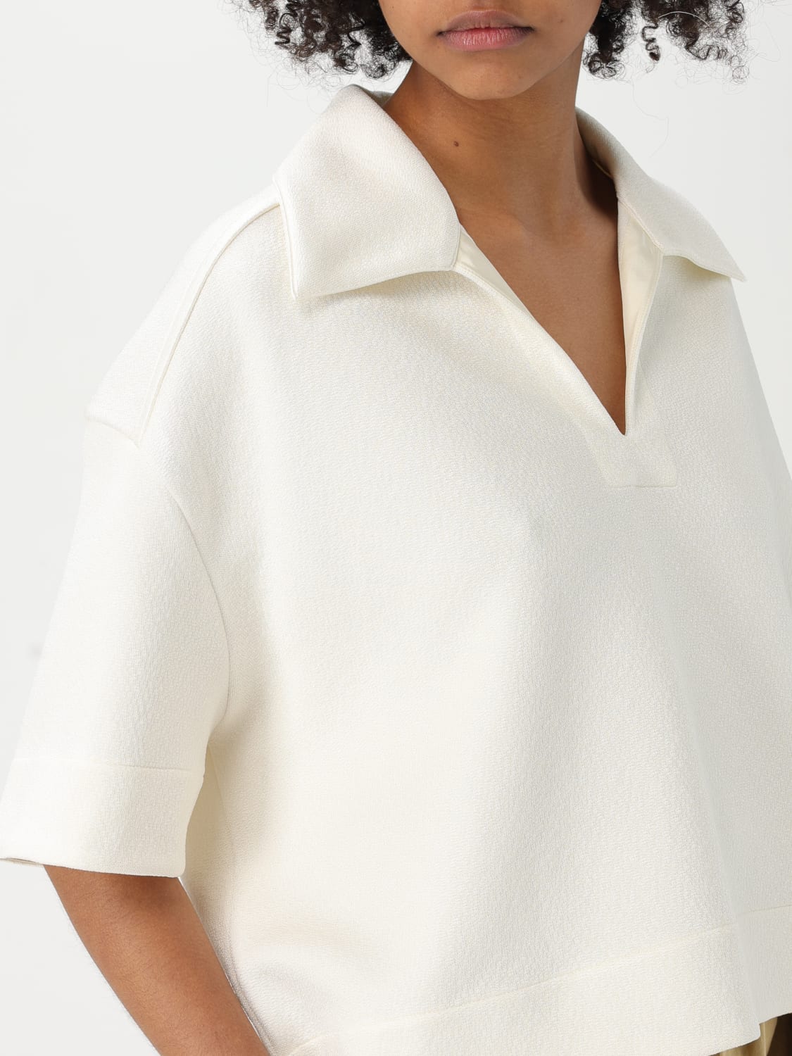 JIL SANDER：ポロシャツ レディース - ホワイト | GIGLIO.COM