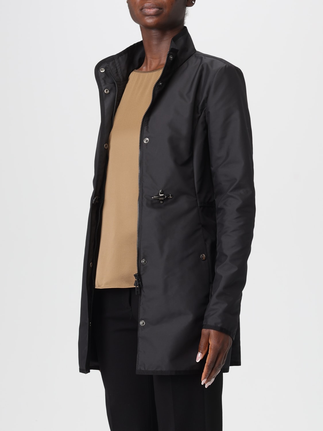 FAY COAT: Coat woman Fay, Black - Img 3