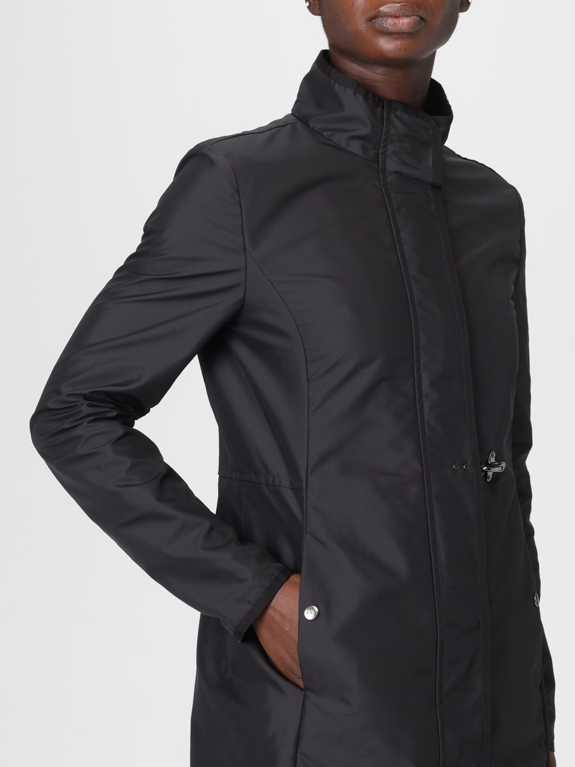FAY COAT: Coat woman Fay, Black - Img 4